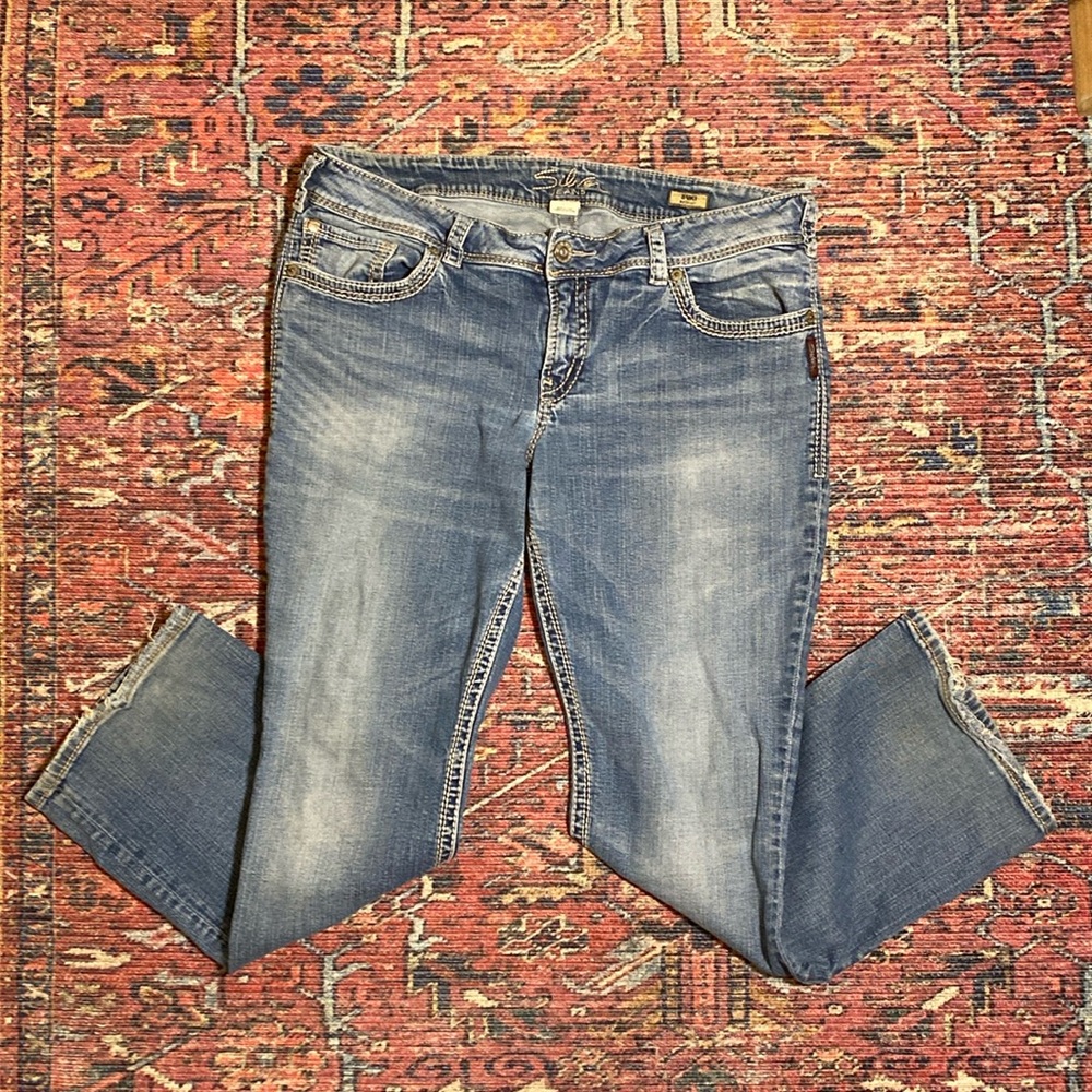 Vintage Silver Jeans Suki Bootcut GUC size 18 L30